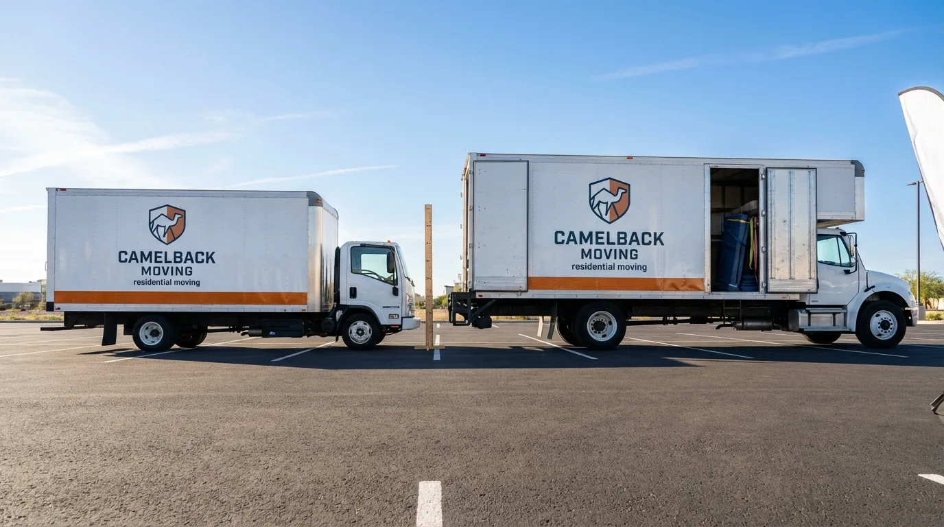 Moving truck size capacity guide in Ventnor City